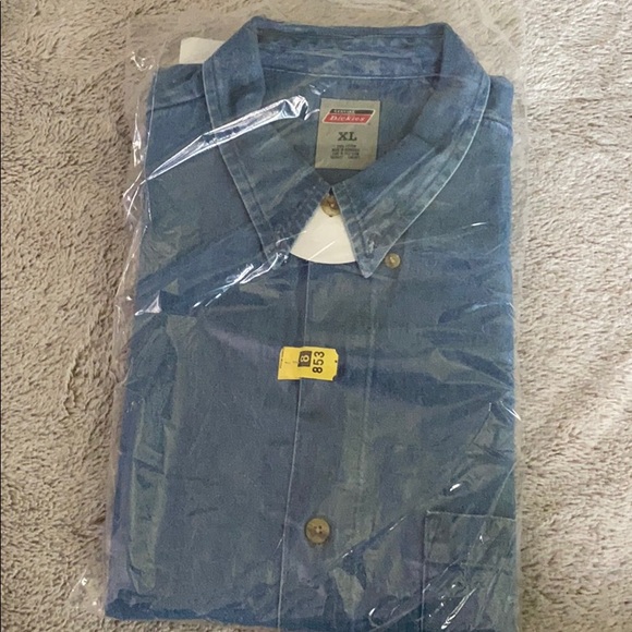 dickies denim shirt